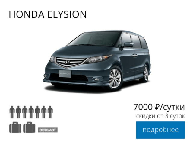 Honda Elysion Price